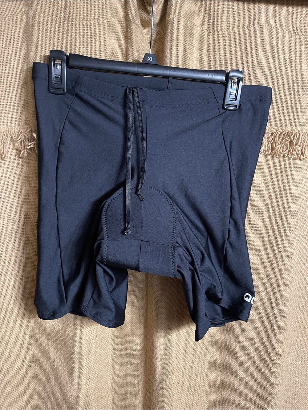 Men's Black Athletic Cycling Shorts with Chamois